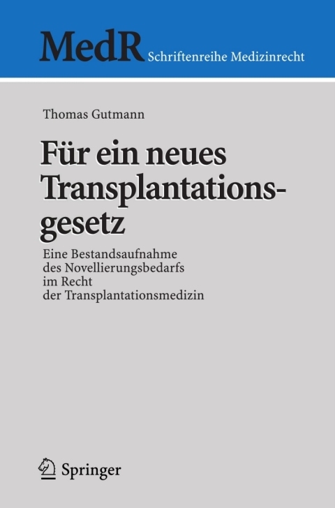 FÃ¼r ein neues Transplantationsgesetz 