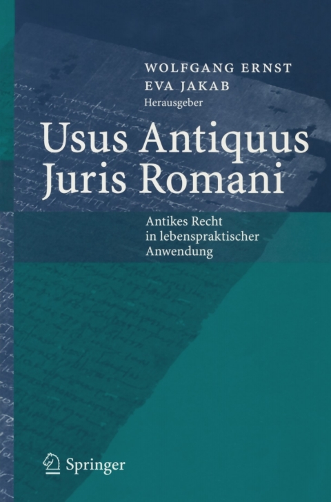 Cover image for book Usus Antiquus Juris Romani