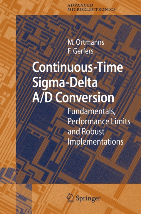 Cover image for book Continuous-Time Sigma-Delta A/D Conversion