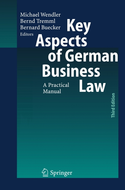 Cover image for book Key Aspects of German Business Law