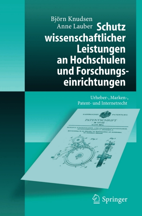 Cover image for book Schutz wissenschaftlicher Leistungen an Hochschulen und Forschungseinrichtungen