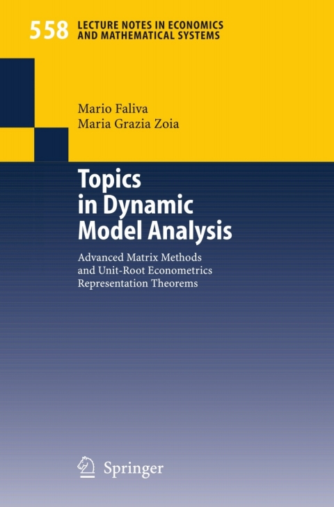 Cover image for book Topics in Dynamic Model Analysis