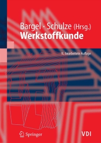 Cover image: Werkstoffkunde 9th edition 9783540261070
