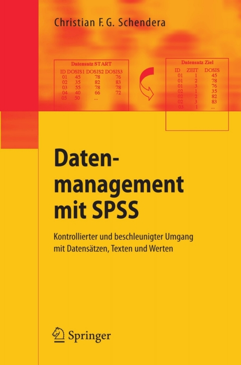 Cover image for book Datenmanagement mit SPSS