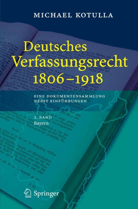 Cover image for book Deutsches Verfassungsrecht 1806 - 1918
