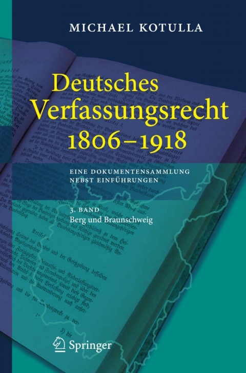 Cover image for book Deutsches Verfassungsrecht 1806 - 1918