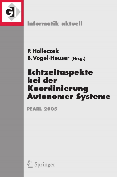 Cover image for book Echtzeitaspekte bei der Koordinierung Autonomer Systeme