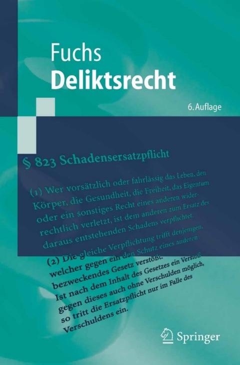 Cover image for book Deliktsrecht