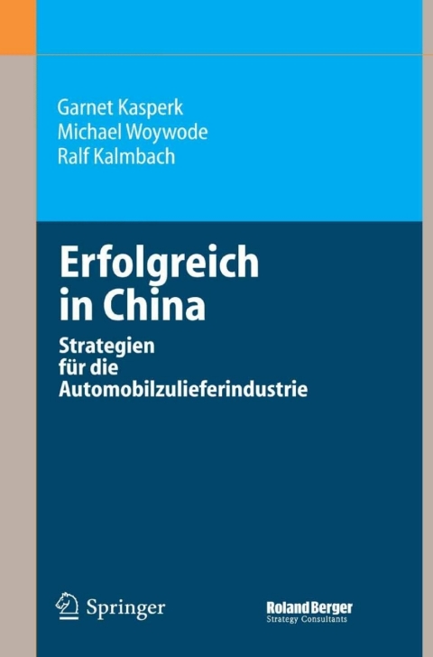Cover image for book Erfolgreich in China