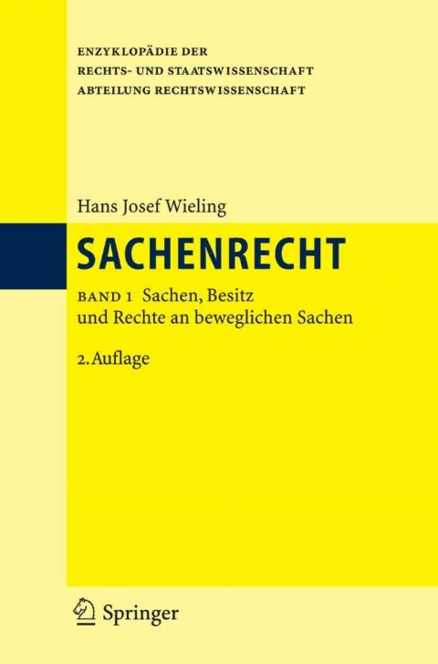 Cover image for book Sachenrecht