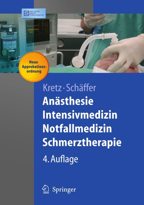 Cover image for book Anästhesie, Intensivmedizin, Notfallmedizin, Schmerztherapie