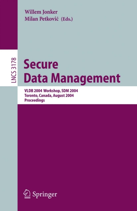 Cover image for book Secure Data Management