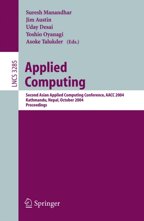 Cover image for book Applied Computing