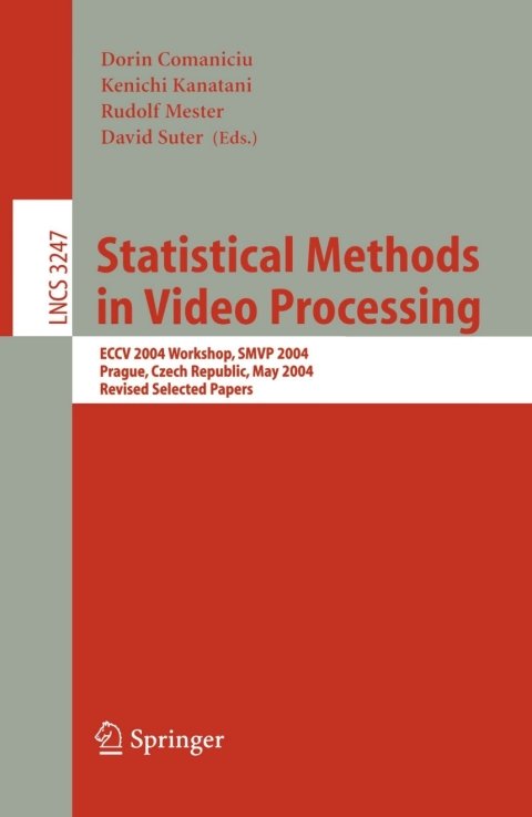 Cover image for book Statistical Methods in Video Processing