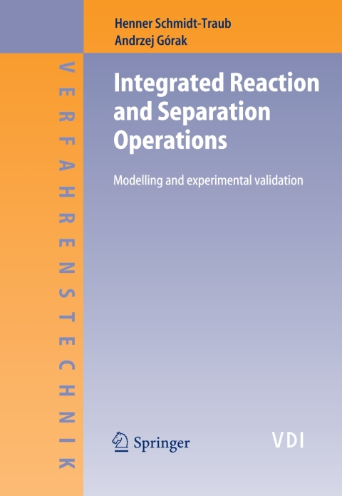 Cover image for book Integrated Reaction and Separation Operations