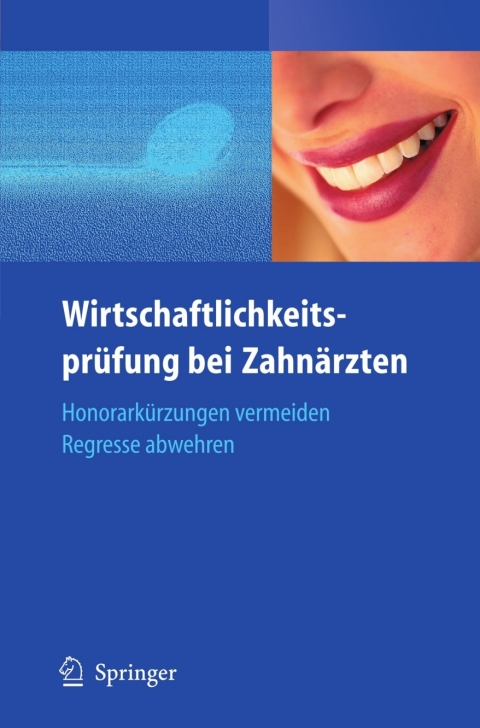 Cover image for book Wirtschaftlichkeitsprüfung bei Zahnärzten