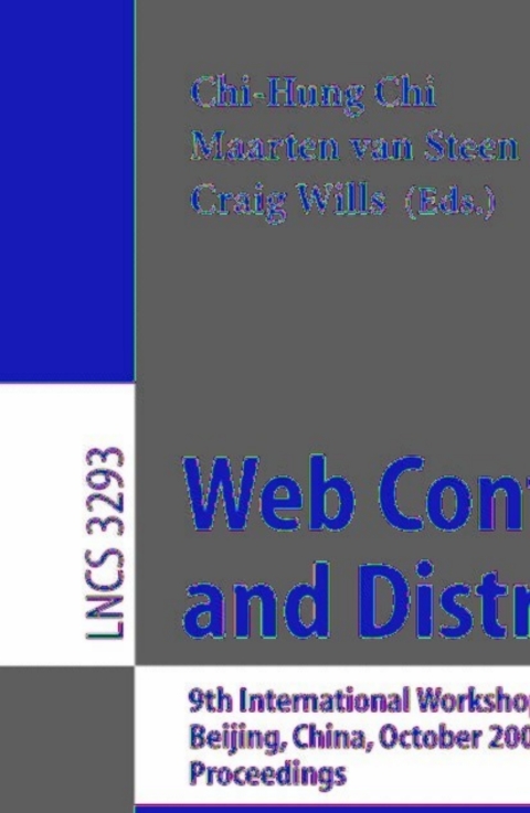 Cover image for book Web Content Caching and Distribution