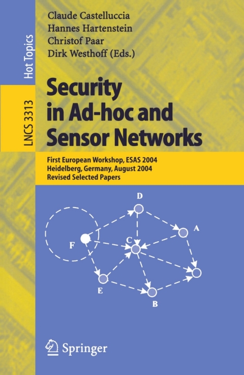 Cover image for book Security in Ad-hoc and Sensor Networks