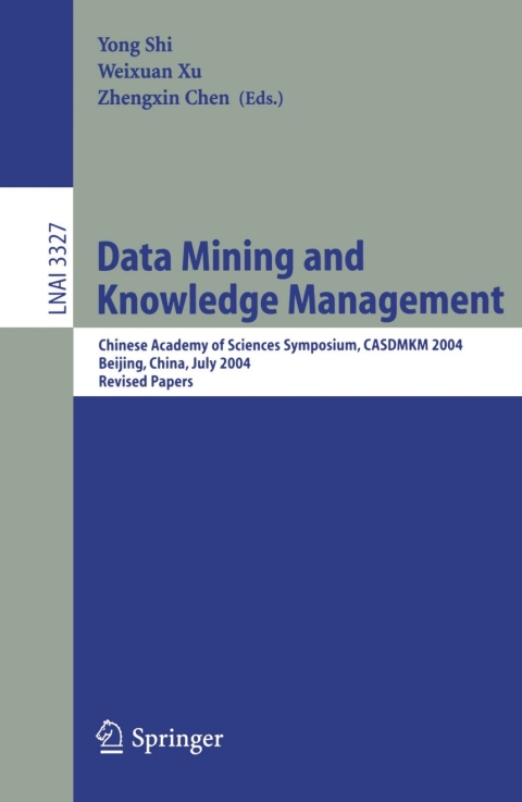 Cover image for book Data Mining and Knowledge Management