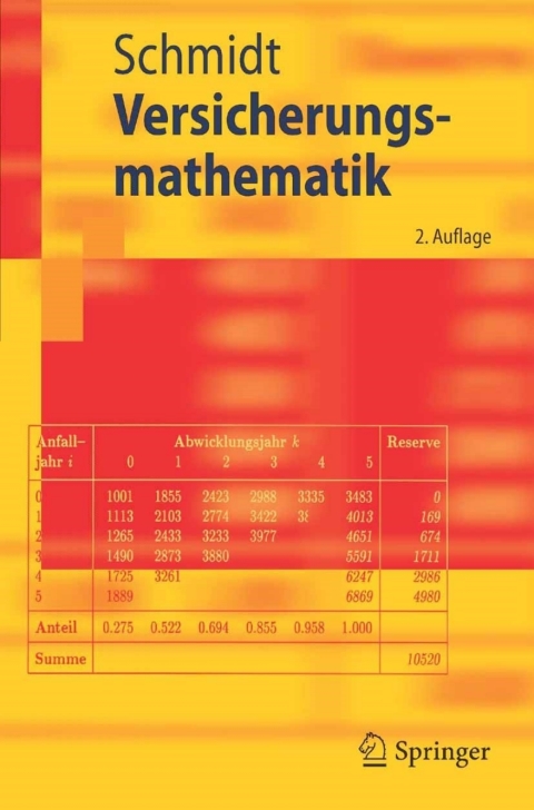 Cover image for book Versicherungsmathematik