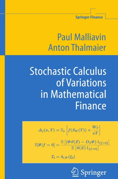 Cover image for book Stochastic Calculus of Variations in Mathematical Finance