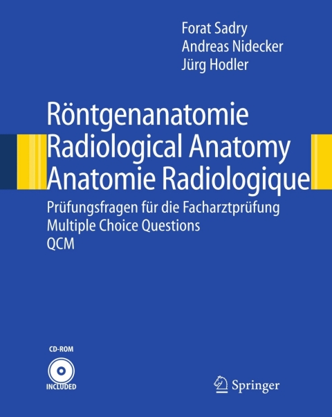 Cover image for book Röntgenanatomie/Radiological Anatomy/Anatomie Radiologique