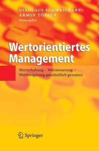 Cover image: Wertorientiertes Management 1st edition 9783540258681