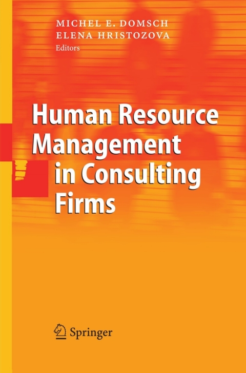 Cover image for book Human Resource Management in Consulting Firms