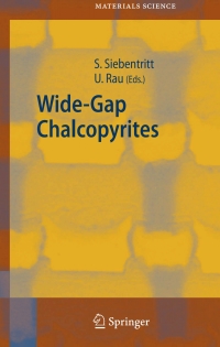 Cover image: Wide-Gap Chalcopyrites 1st edition 9783540244974