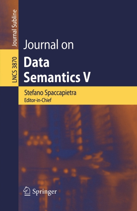 Cover image for book Journal on Data Semantics V