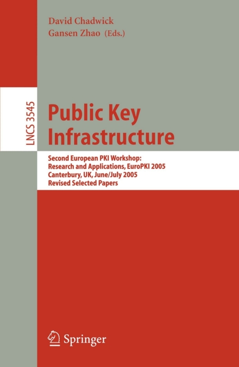 Cover image for book Public Key Infrastructure