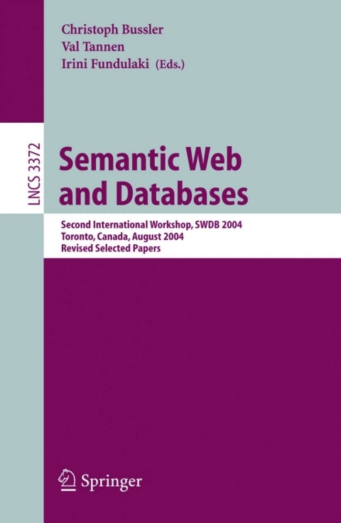 Cover image for book Semantic Web and Databases