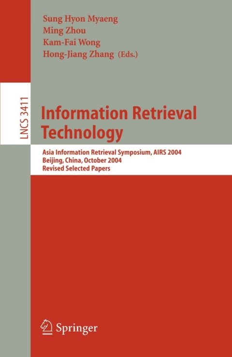Cover image for book Information Retrieval Technology