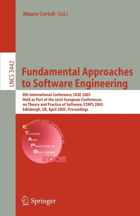Cover image for book Fundamental Approaches to Software Engineering
