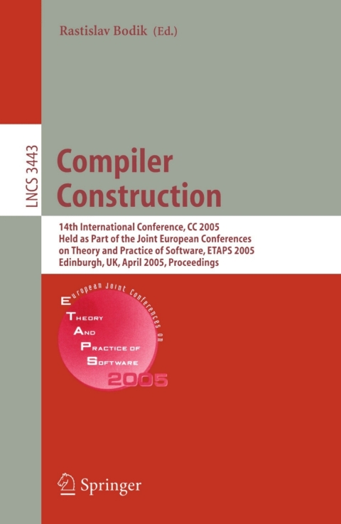 Cover image for book Compiler Construction
