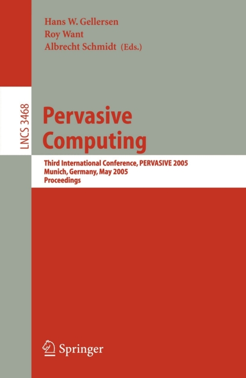 Cover image for book Pervasive Computing
