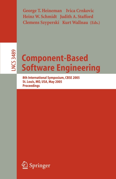 Cover image for book Component-Based Software Engineering