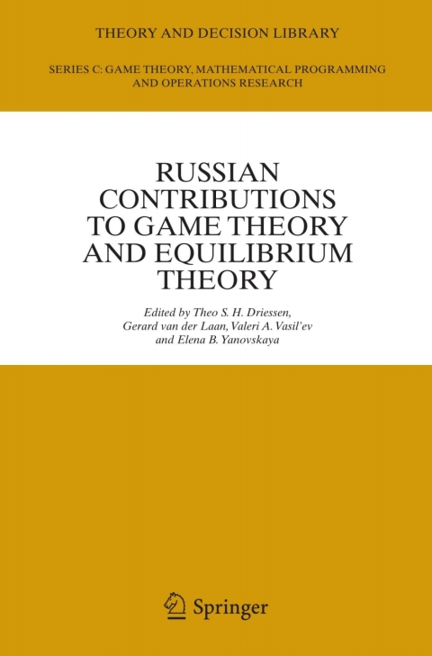 Cover image for book Russian Contributions to Game Theory and Equilibrium Theory