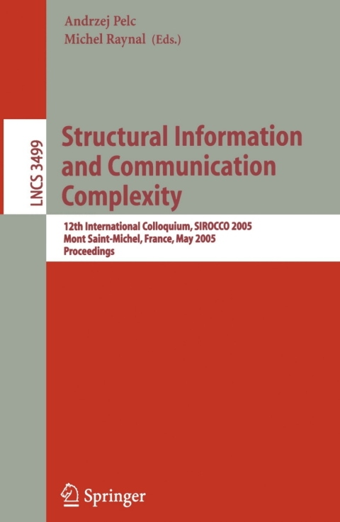 Cover image for book Structural Information and Communication Complexity