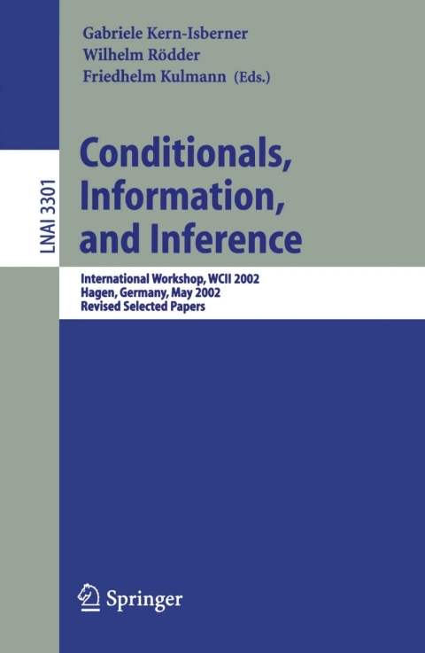 Cover image for book Conditionals, Information, and Inference