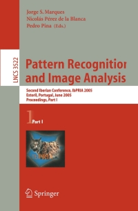 Cover image: Pattern Recognition and Image Analysis 1st edition 9783540261537