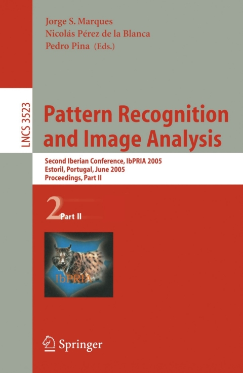 Cover image for book Pattern Recognition and Image Analysis