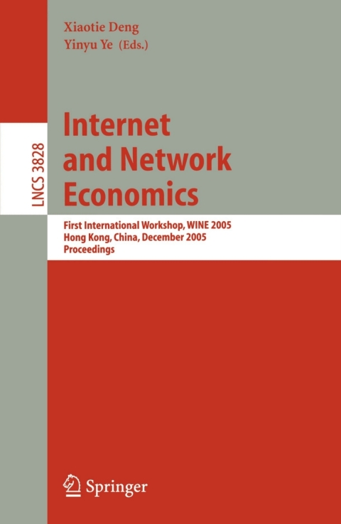 Cover image for book Internet and Network Economics