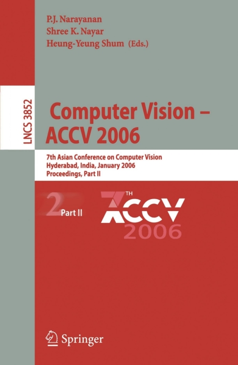 Cover image for book Computer Vision - ACCV 2006