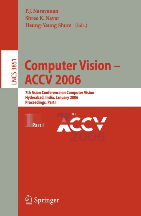 Cover image for book Computer Vision - ACCV 2006