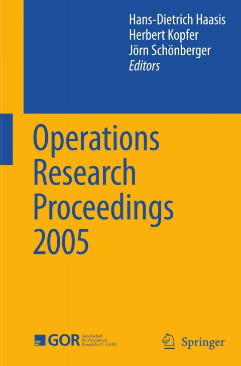 Cover image for book Operations Research Proceedings 2005