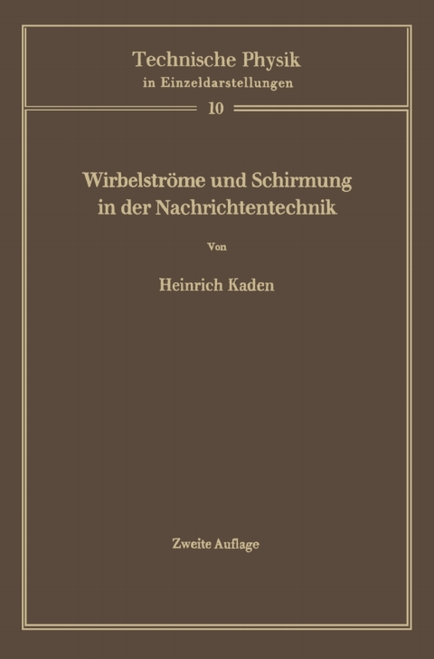 Cover image for book Wirbelströme und Schirmung in der Nachrichtentechnik