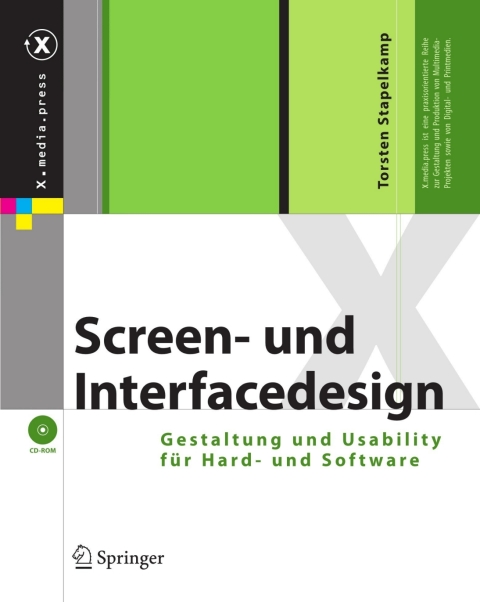 Cover image for book Screen- und Interfacedesign