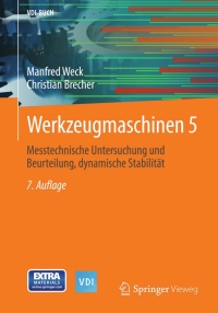 Cover image: Werkzeugmaschinen 5 7th edition 9783540225058