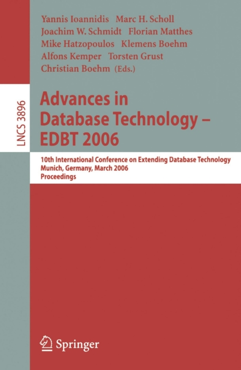 Cover image for book Advances in Database Technology - EDBT 2006
